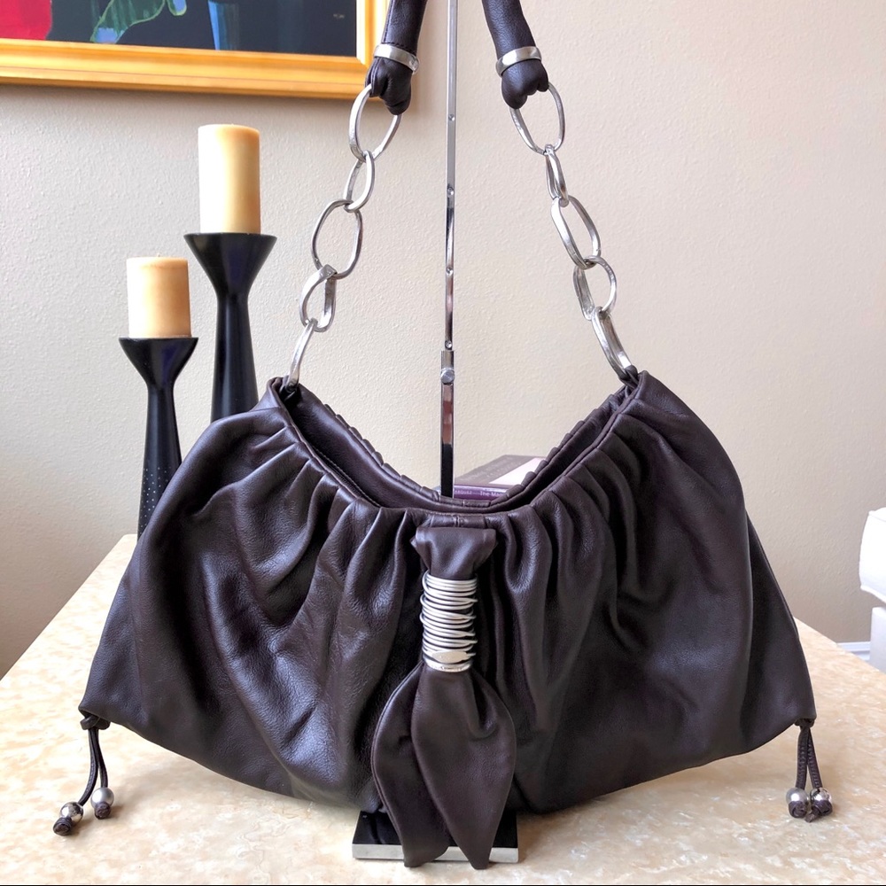 Like New Renato Angi Dark Brown Venezia Leather